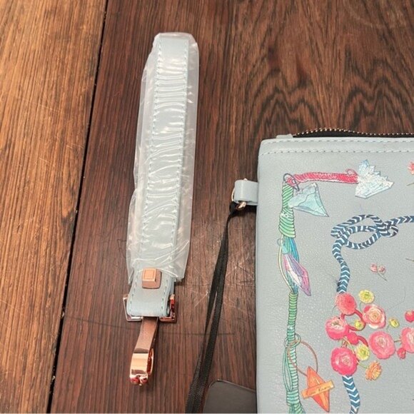 NWT EMM KUO  Leather Paloma Pouch - Namaste In Grey - Picture 5 of 5